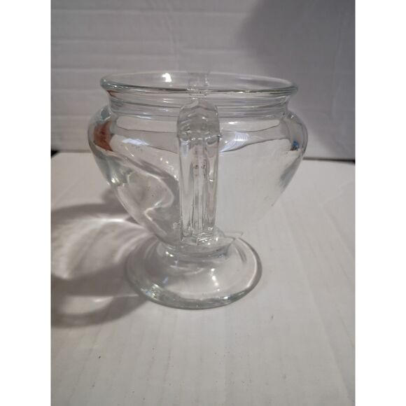 Heisey Clear Glass Trophy Style 4" Candy Dish Vase Sugar Bowl - Picture 5 of 6